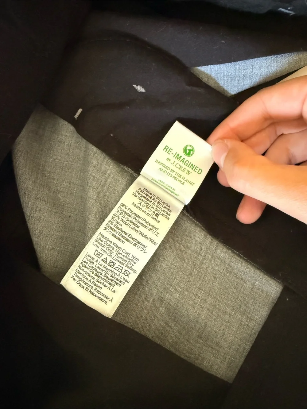 J.Crew Thompson suit pant in grey